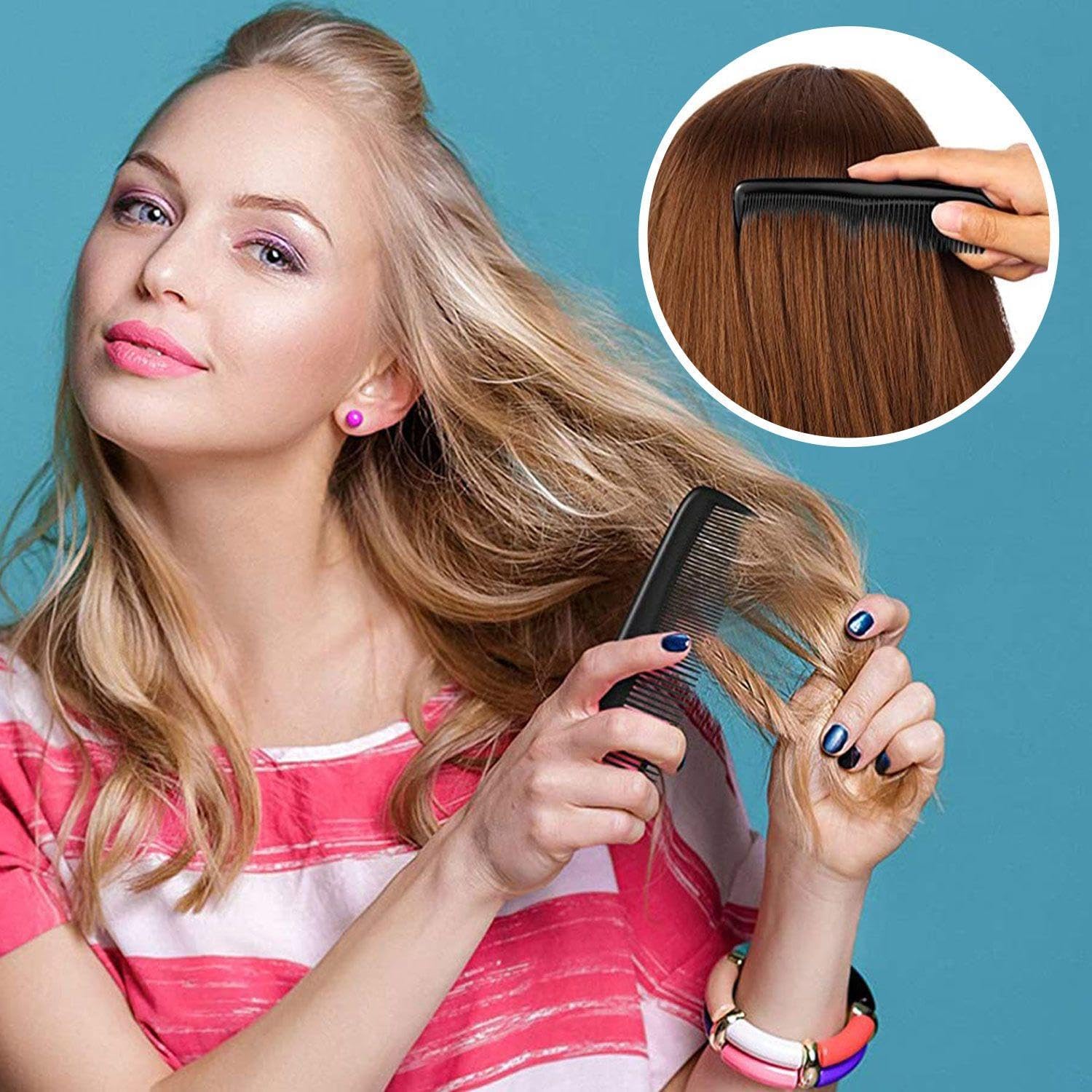 Peignes à cheveux : lot de 10 peignes en plastique pour homme et femme, pratiques et élégants – Image 6