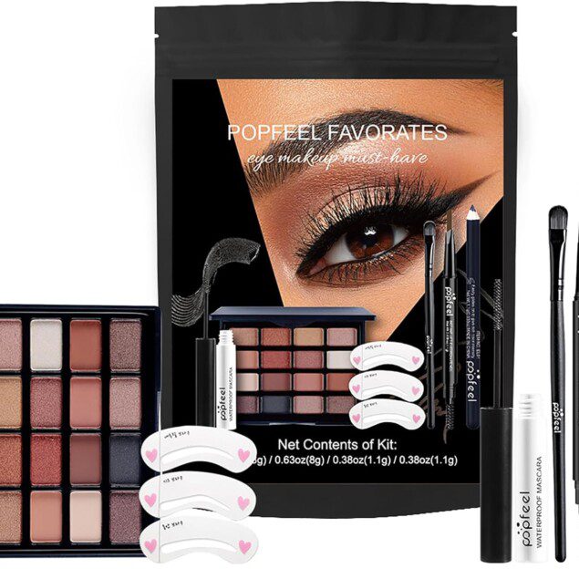 Kit de maquillage professionnel : le compagnon idéal pour les passionnées de beauté   Découvrez notre kit de maquillage complet, spécialement conçu pour les amatrices de cosmétiques, incluant une palette de fards à paupières, un pochoir à sourcils et un pinceau cosmétique. Offrez à votre regard une touche d'élégance et de créativité grâce à ce set tout-en-un qui facilite la réalisation de looks professionnels à la maison.
