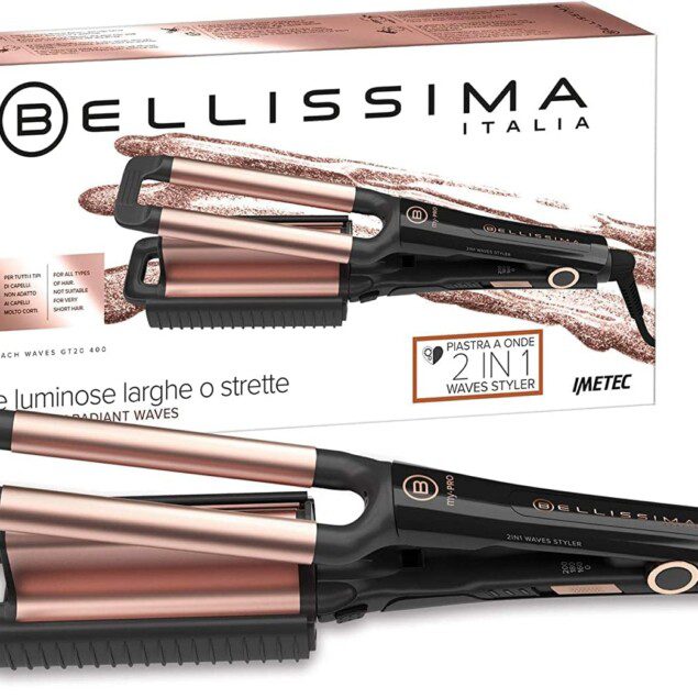 Fer à friser pour les passionnés de coiffure : créez des boucles larges et serrées avec un effet naturel Découvrez le boucleur 3 têtes en céramique avec contrôle de température pour un style à la plage parfait