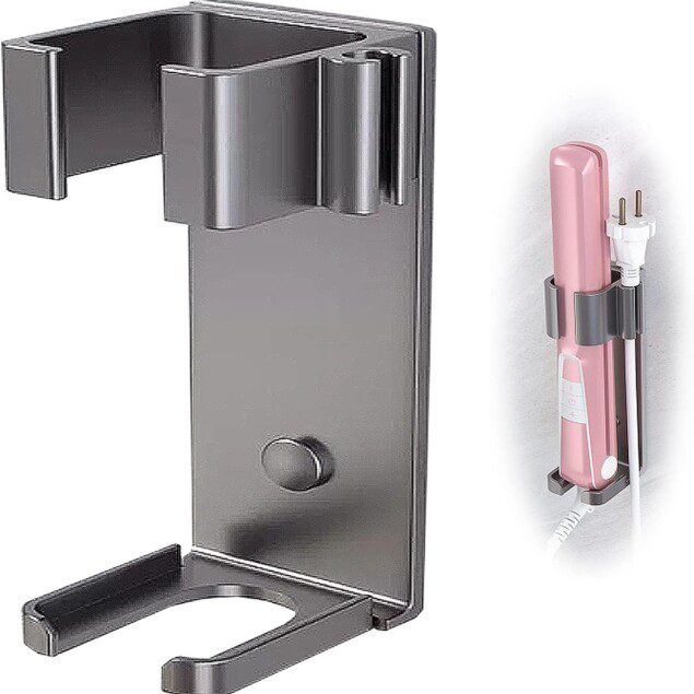 Support Pratique en Métal pour Fer à Friser
