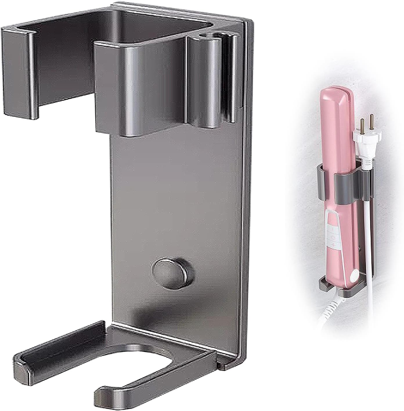 Support Pratique en Métal pour Fer à Friser
