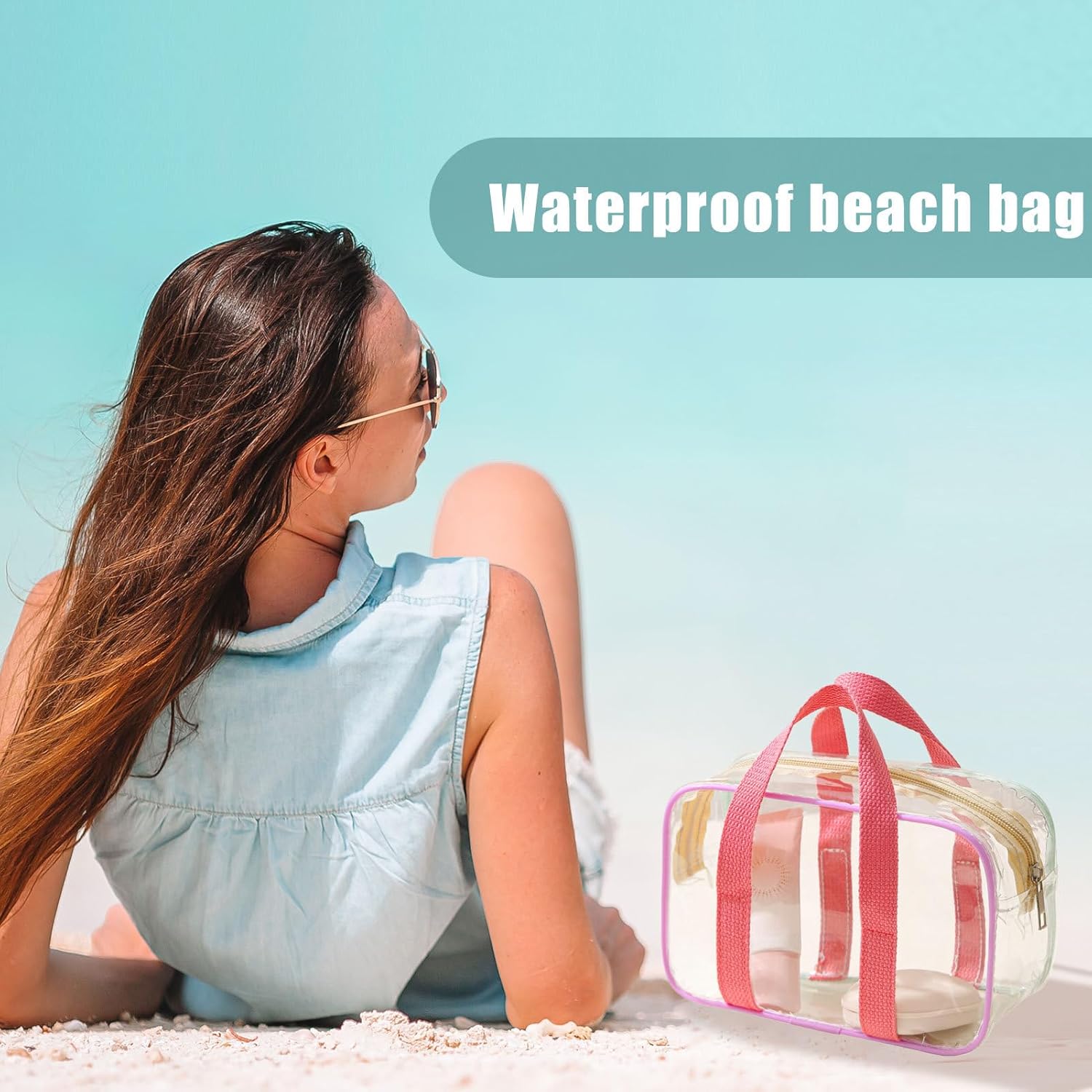 Trousse de toilette transparente : la pochette étanche idéale pour femme en voyage – Image 9