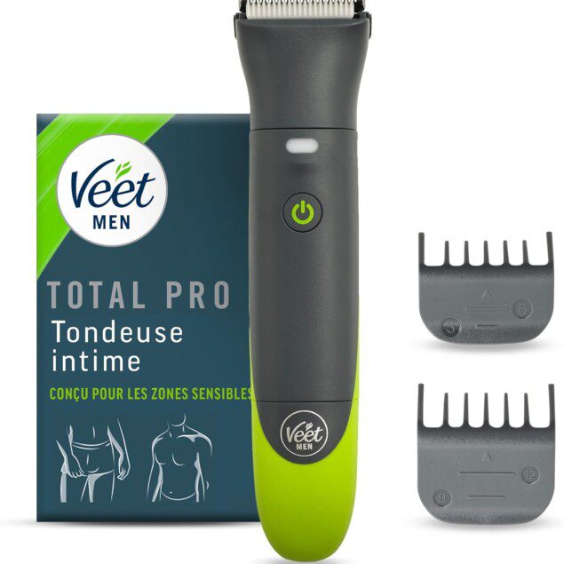 Tondeuse intime pour homme : rasoir électrique multi-usage 100% étanche pour un confort optimal