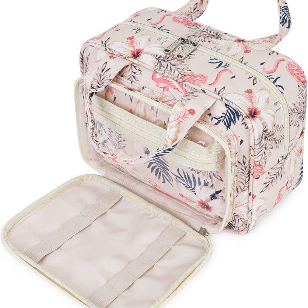 Trousse de toilette grande pour femme : l'accessoire idéal pour voyager avec style et organisation