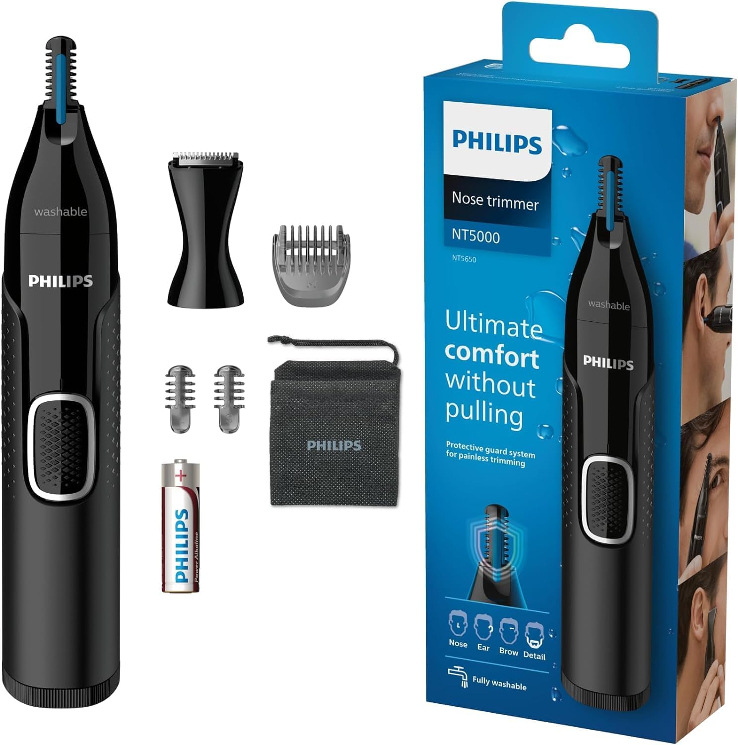 Tondeuse Précise pour Nez et Oreilles Étanche