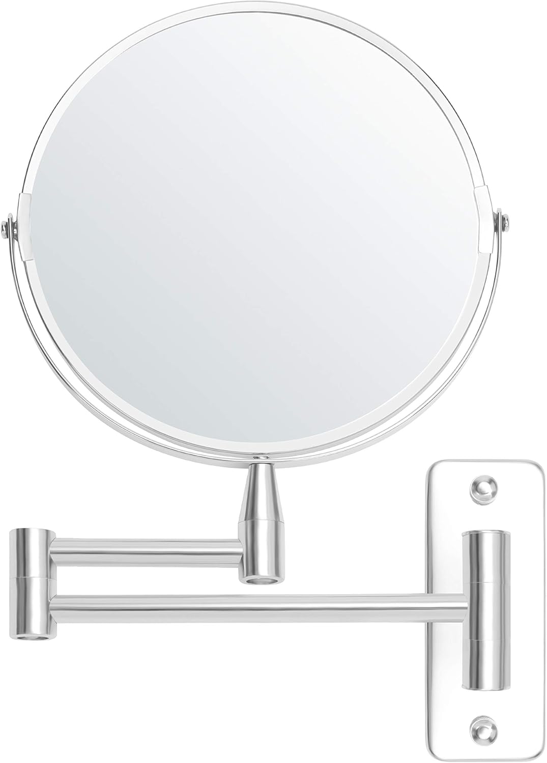 Miroir grossissant mural extensible et pivotant à 360° : l’accessoire indispensable pour un maquillage parfait et un rasage précis