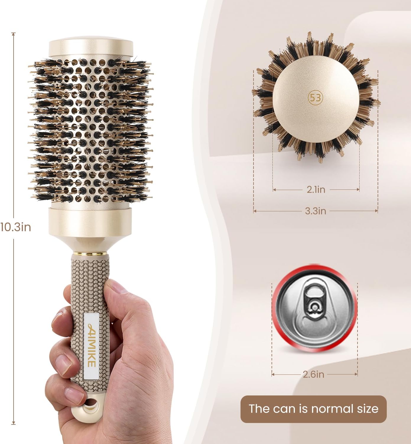 Brosse brushing professionnelle : pour femmes et hommes, améliorez votre texture et brillance – Image 8