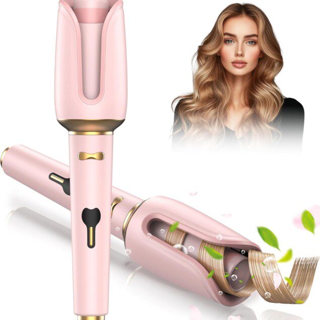 Boucleur à cheveux automatique : le fer à friser idéal pour des boucles parfaites et durables   Avec son écran LCD et 4 températures réglables, pour une coiffure sans brûlure   Profitez d’un coiffage intelligent et rapide grâce à sa technologie avancée à ions négatifs