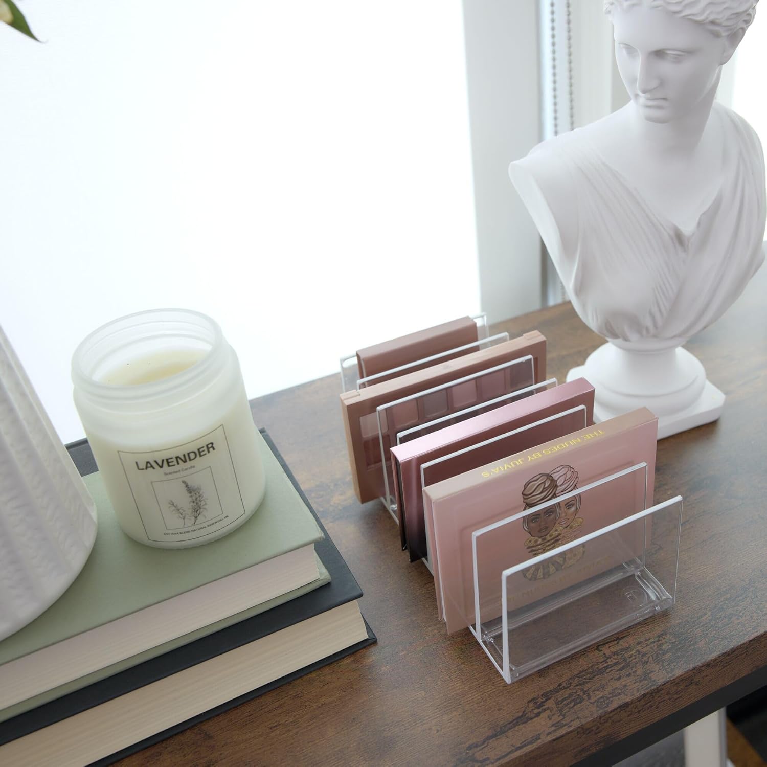 Organisateur de maquillage transparent : boîte de rangement avec 7 compartiments pour passionnées de beauté – Image 3