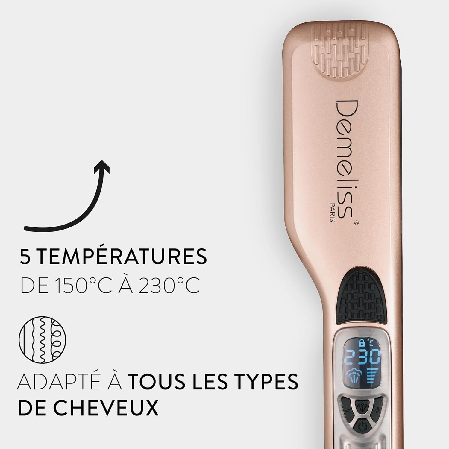 Lisseur Vapeur Titane : Lissage Parfait Pour Tous Cheveux – Image 5