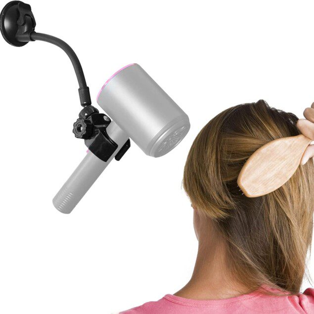 Support réglable pour sèche-cheveux : un allié mains libres pour les coiffeurs amateurs
Rotation à 360 degrés et bras positionnable pour un coiffage facilité sur miroir et carrelage en céramique
