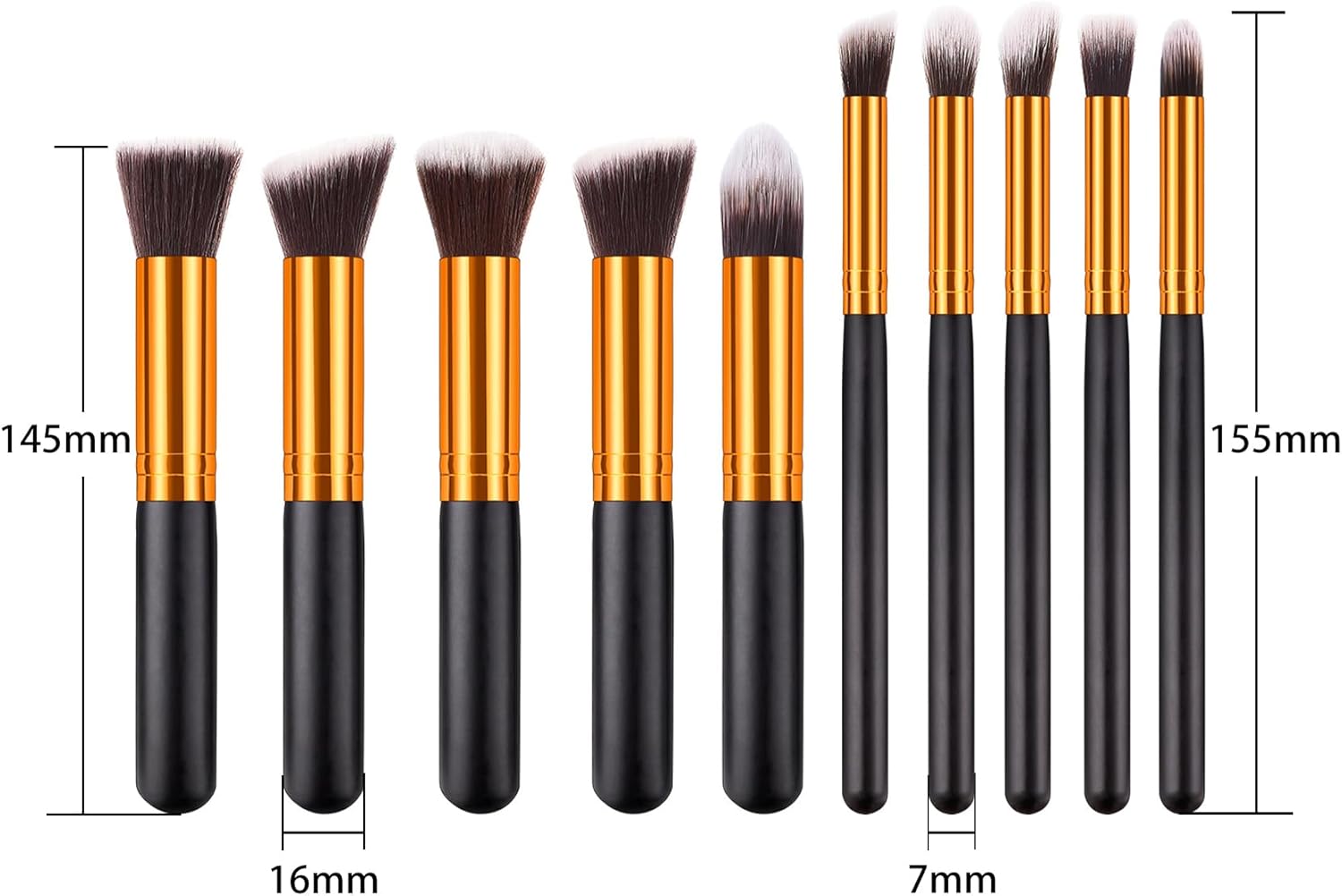Pinceaux de maquillage professionnels : 10 pièces indispensables pour un teint parfait et un regard éclatant – Image 2