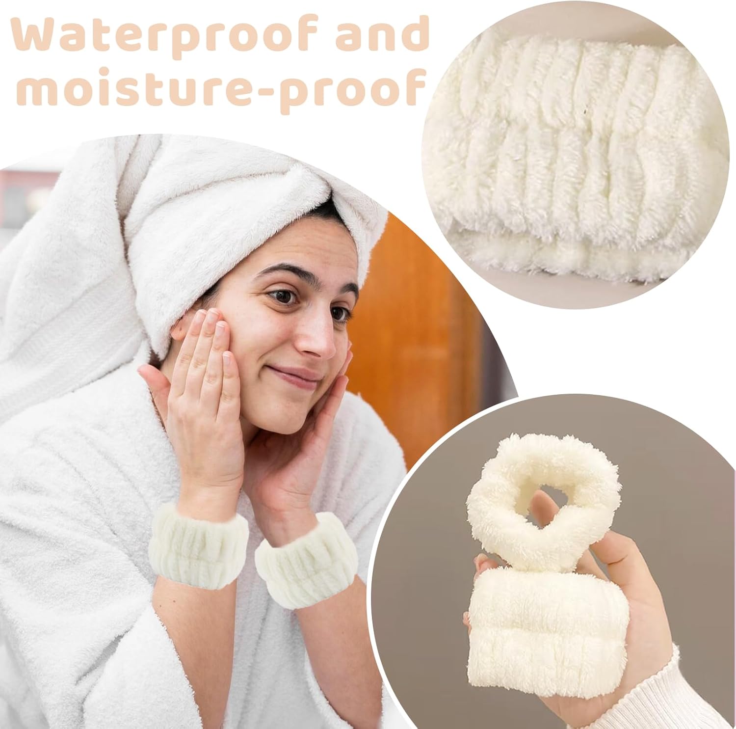 Set de bandeaux de spa facial : confort et élégance pour les rituels de beauté – Image 3