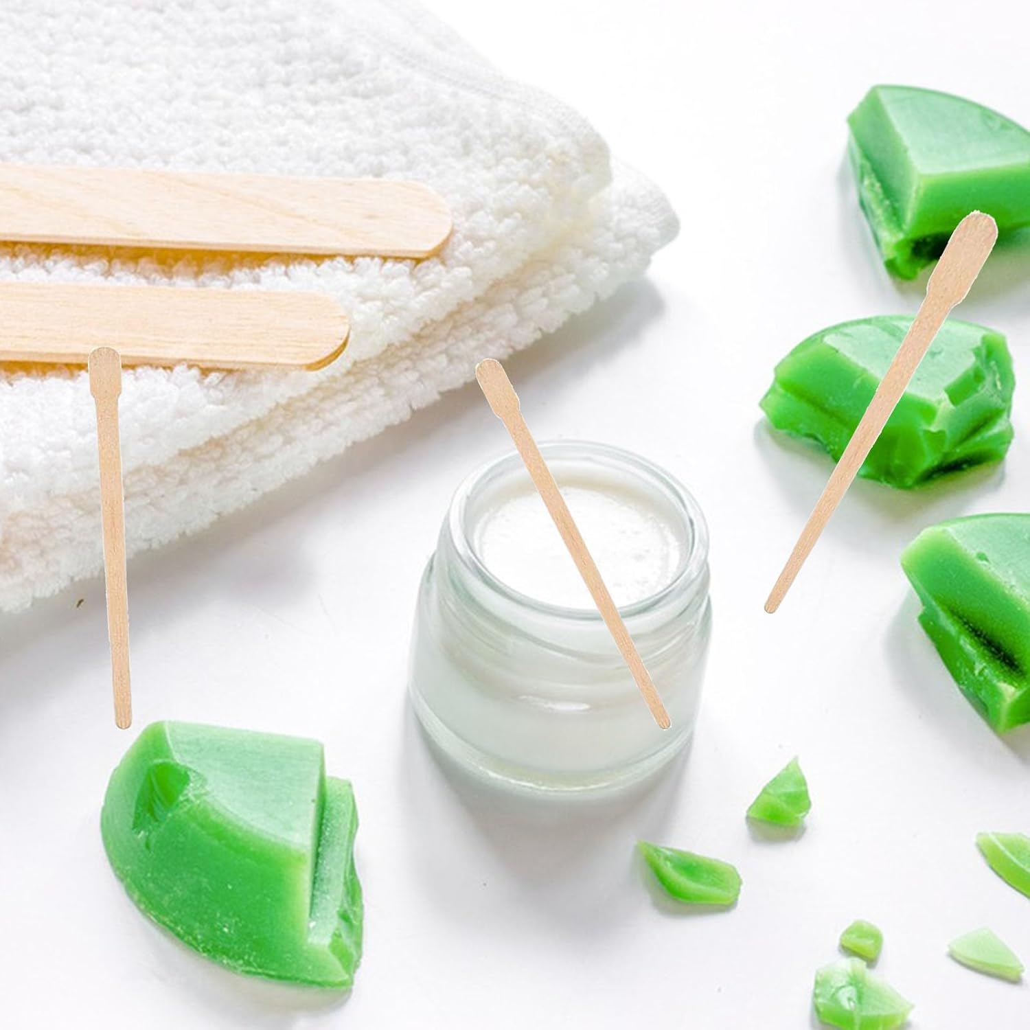 Bâtons de cire en bois : 200 pièces pour une épilation précise du corps et du visage – Image 4