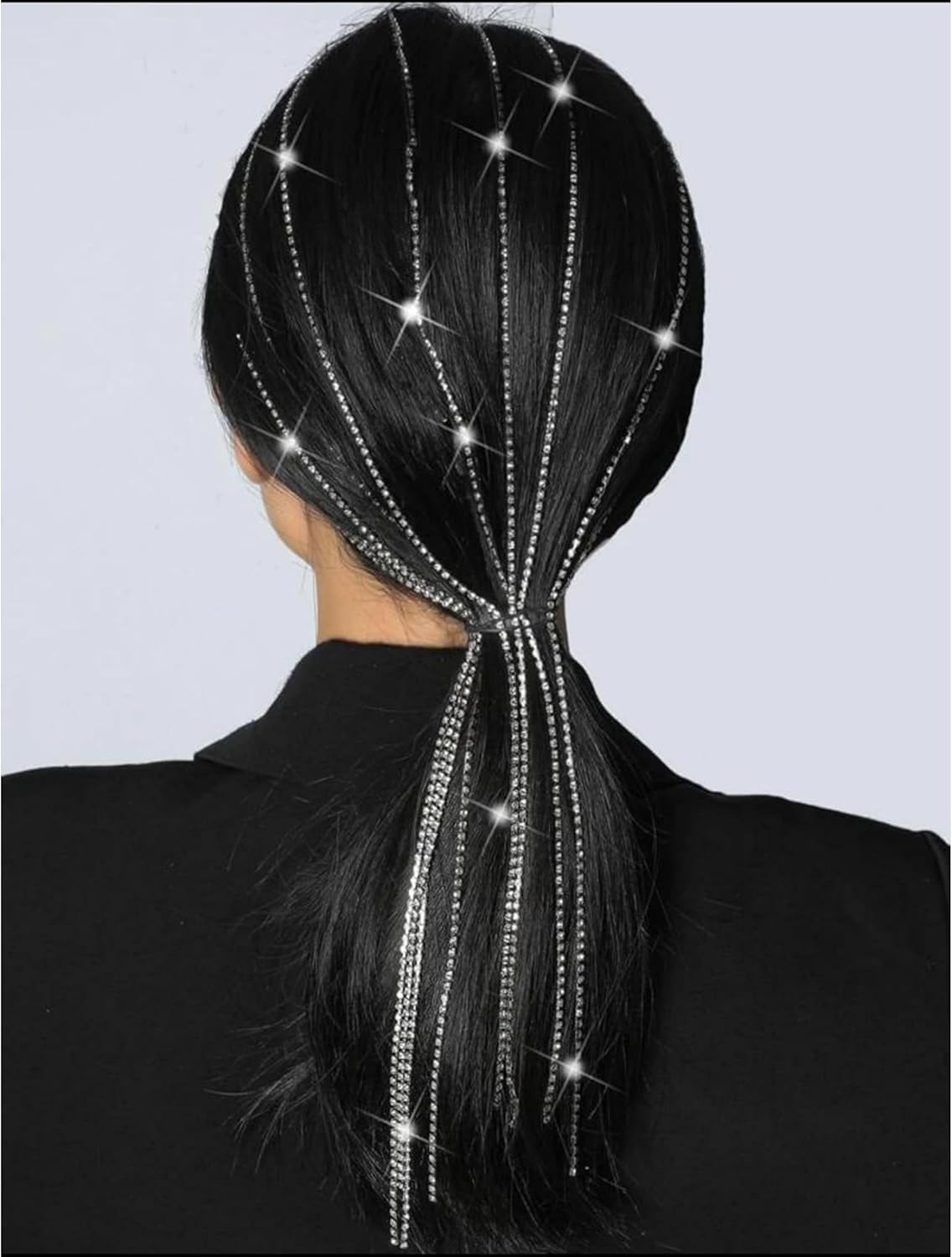 Serre-tête en métal orné de strass : l'accessoire de coiffure idéal pour les femmes lors des événements festifs