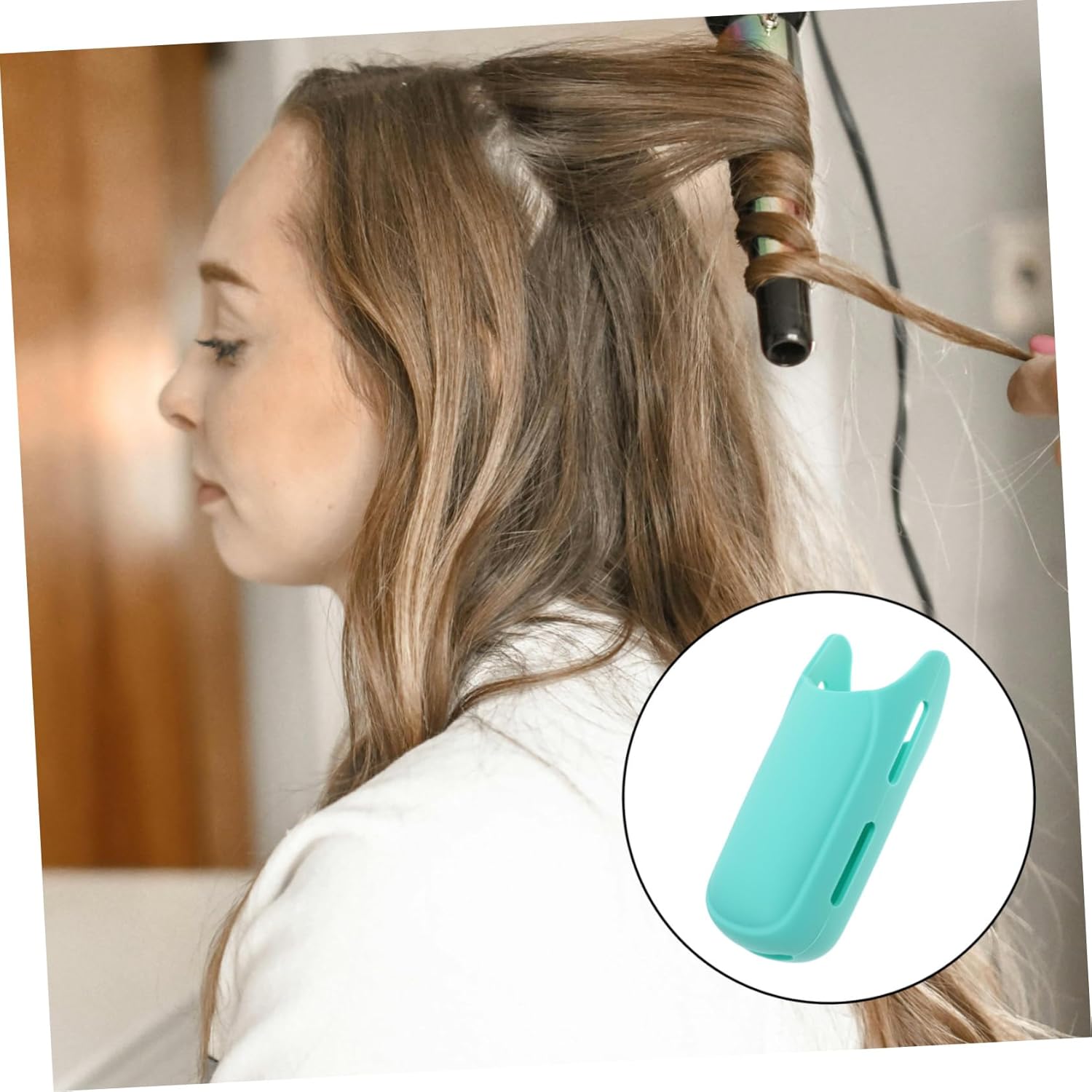 Housse d'isolation thermique en silicone : 4 pièces pour un rangement sécurisé de votre fer à lisser – Image 2