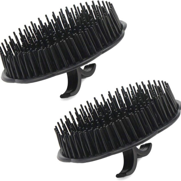 Masseur de cuir chevelu : brosse de shampooing élégante pour un moment de détente absolue