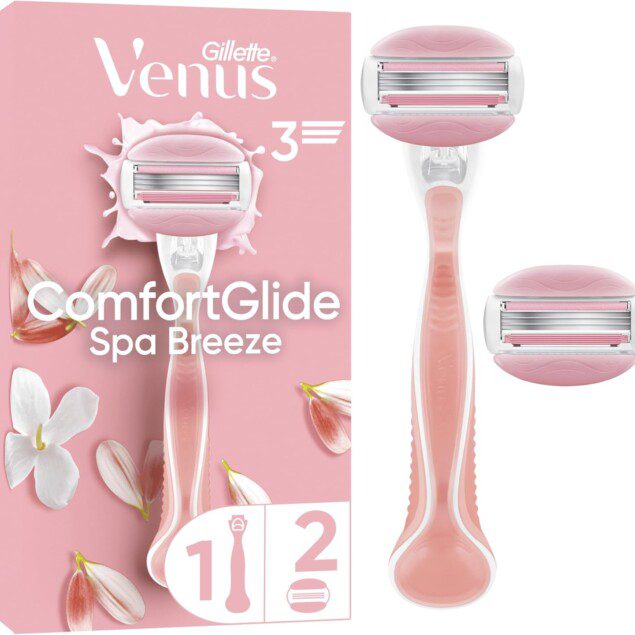 Rasoir Gillette Venus ComfortGlide Spa Breeze pour femmes - Rasage doux sans gel