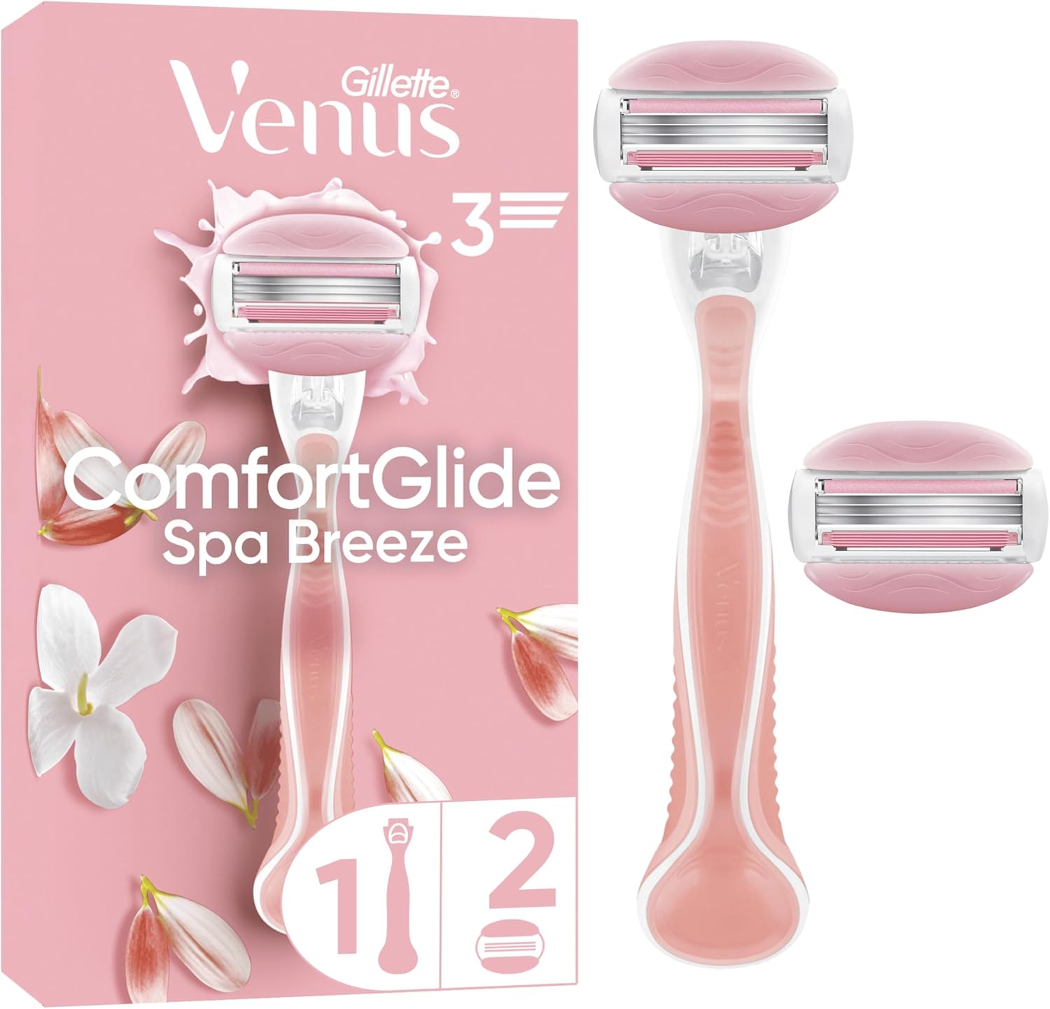 Rasoir Gillette Venus ComfortGlide Spa Breeze pour femmes - Rasage doux sans gel