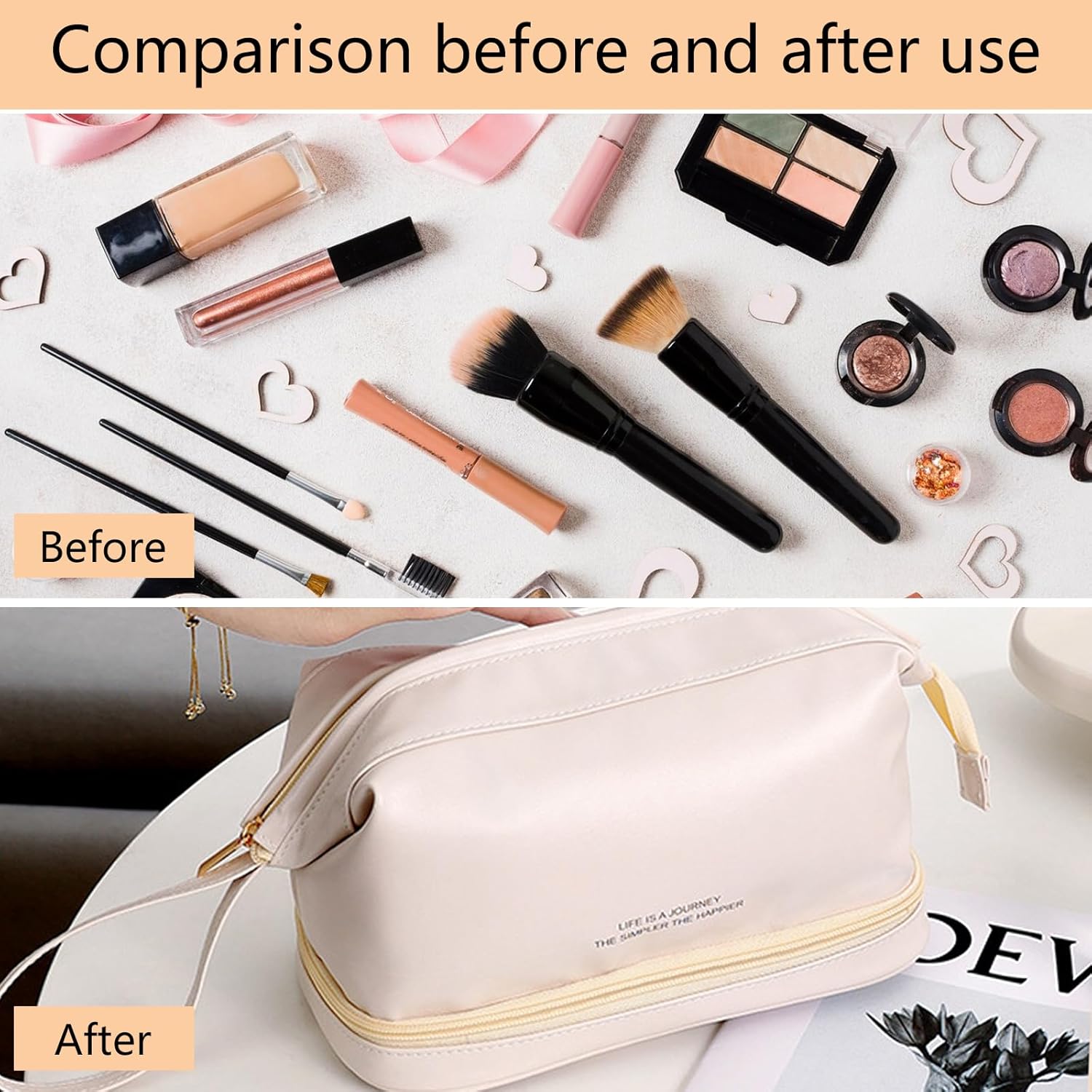 Trousse de maquillage pour femme : l’accessoire essentiel pour un voyage organisé et élégant – Image 3