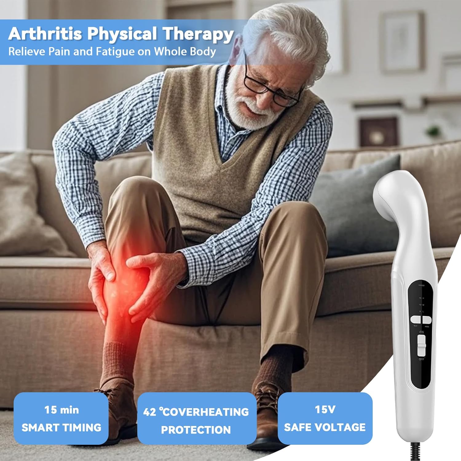 Appareil de physiothérapie à ultrasons : soulagement efficace de la douleur musculaire pour les sportifs – Image 6