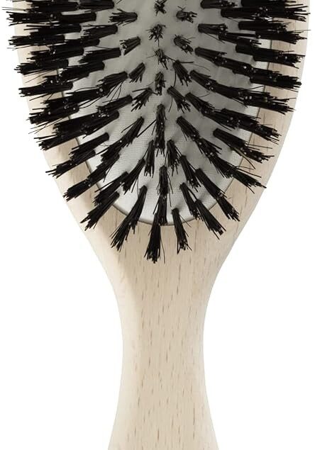 Brosse à cheveux pneumatique en bois : douceur et brillance pour tous types de cheveux