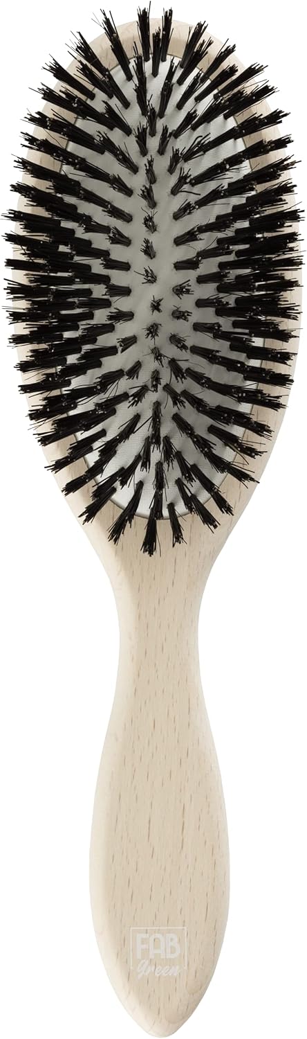 Brosse à cheveux pneumatique en bois : douceur et brillance pour tous types de cheveux