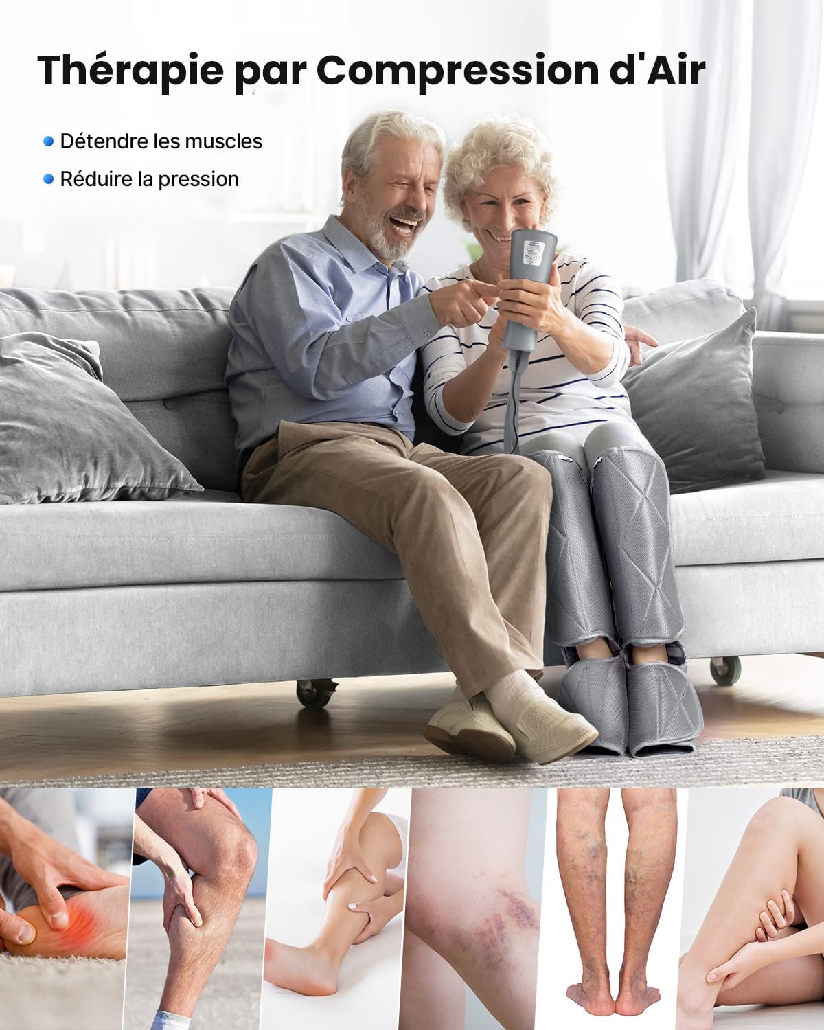 Appareil de massage des jambes à air : pour une relaxation optimale des muscles et un soulagement de la fatigue – Image 6