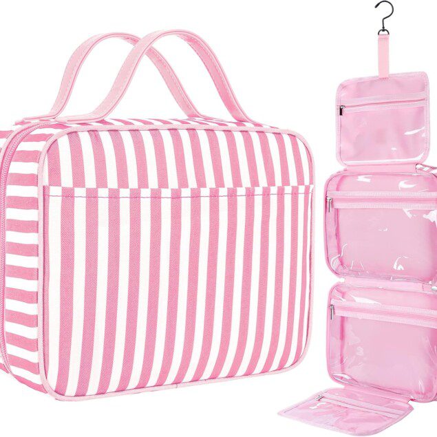 Trousse de toilette voyage : l'accessoire imperméable et suspendu idéal pour hommes et femmes