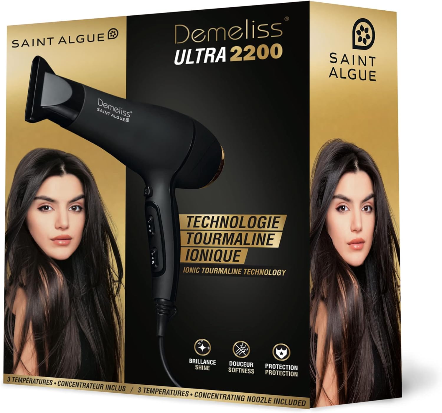 Sèche-cheveux puissant 2200W : pour des cheveux brillants et une coiffure sans frisottis – Image 3