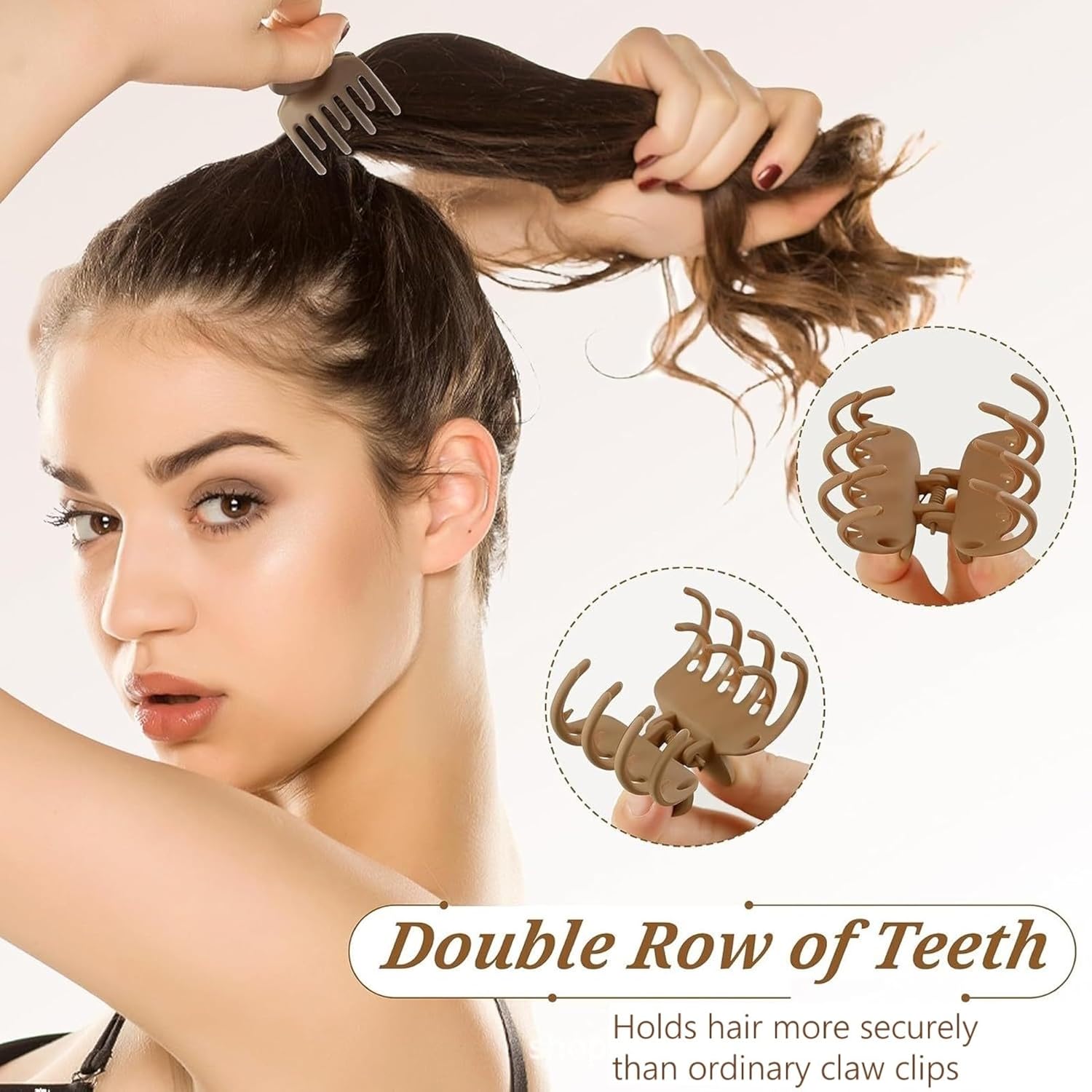 Pinces à cheveux antidérapantes : 8 pièces pour un maintien parfait des coiffures épaisses et fines – Image 4
