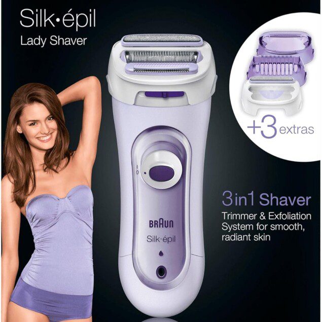 Épilateur Braun Silk-Épil LS5-560 pour femmes, douceur et éclat