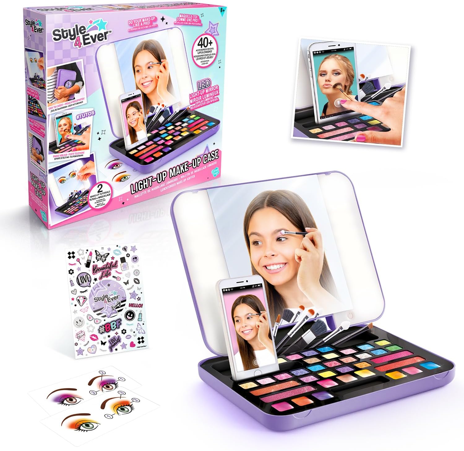 Mallette de maquillage LED : l'outil parfait pour les jeunes artistes créatifs
