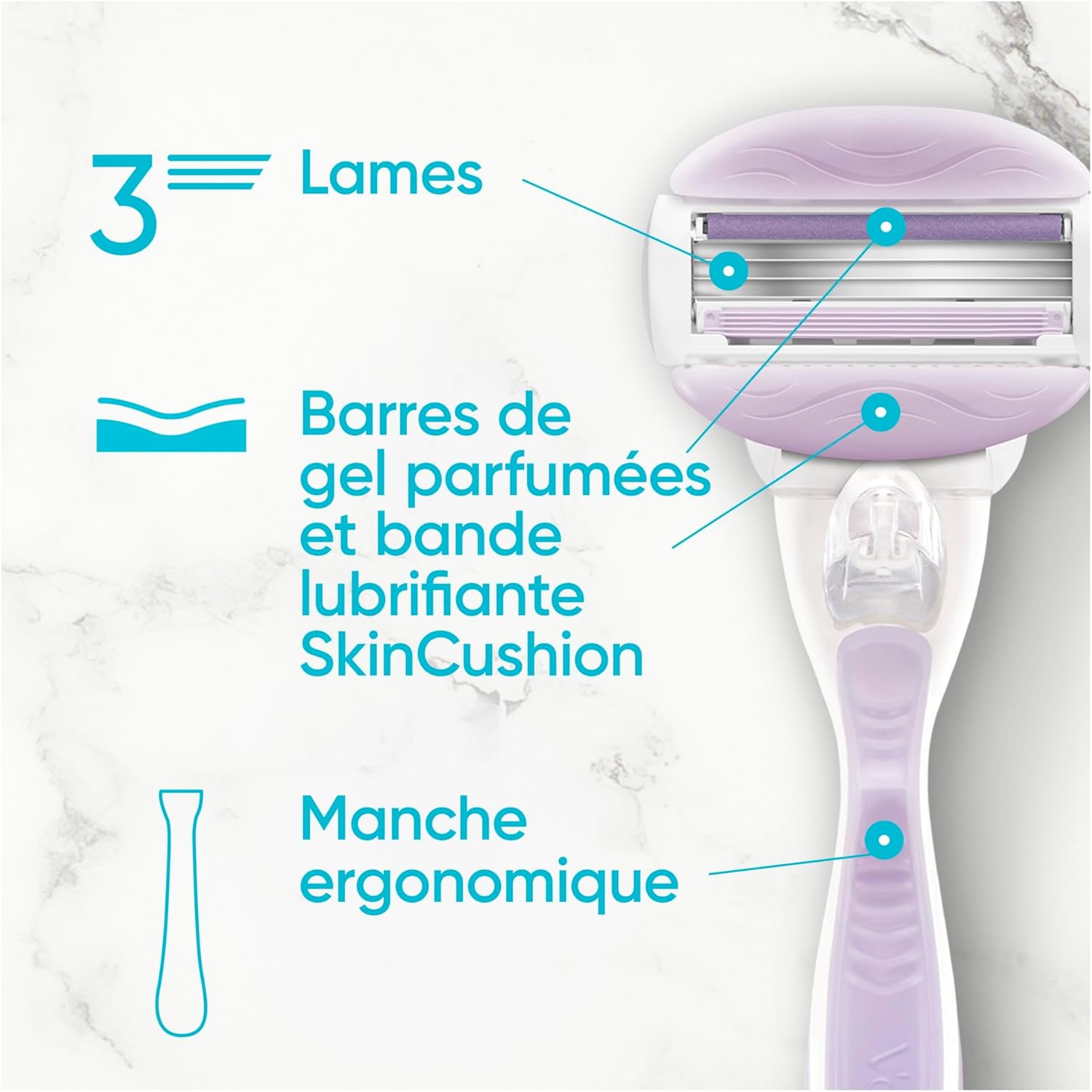 Rasoirs de Rechange Gillette Venus pour Femmes - Douceur et Précision – Image 3