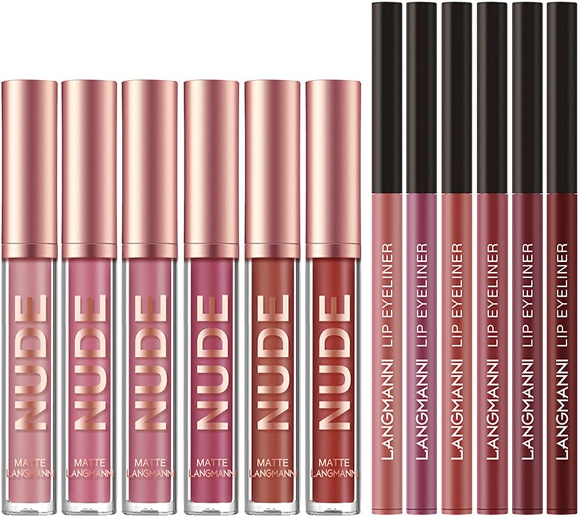 Rouges à lèvres mats veloutés : ensemble de maquillage 12 pièces pour sublimer votre sourire et garantir une tenue longue durée – Image 3