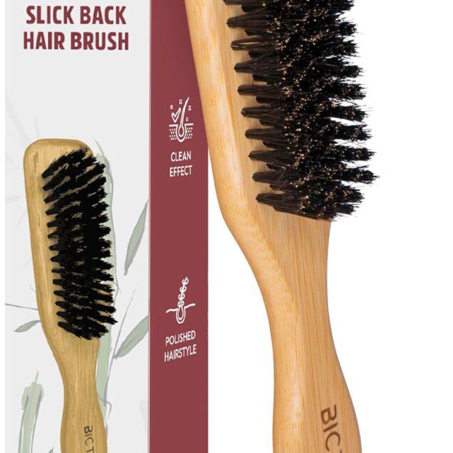 Brosse à cheveux poils de sanglier : l'outil idéal pour coiffer et lisser vos cheveux fins