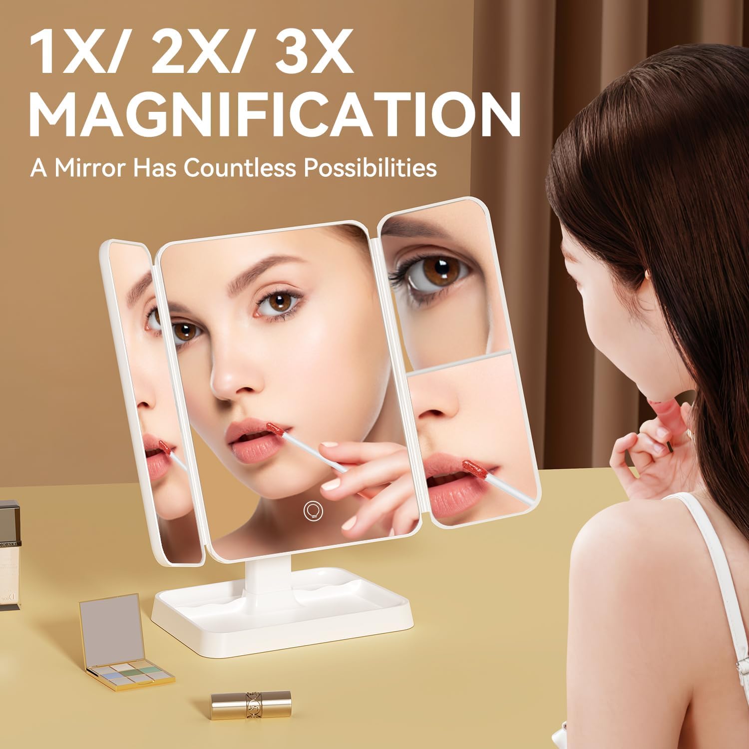 Miroir de Maquillage LED: Éclat et Précision Inégalés – Image 3