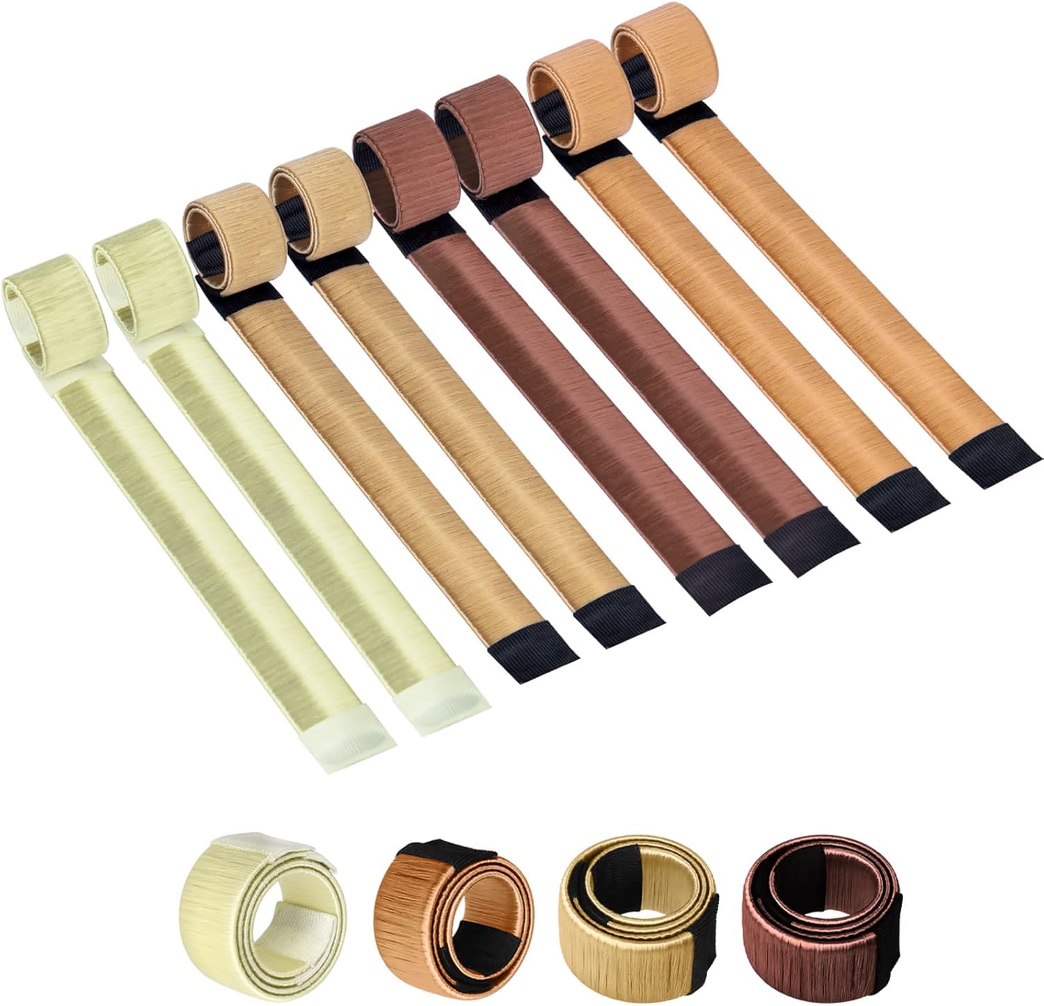 Chignon magique : set de 8 accessoires pour chignon élégant pour filles et femmes Créez des coiffures sophistiquées avec notre kit French twist bun maker en 4 couleurs