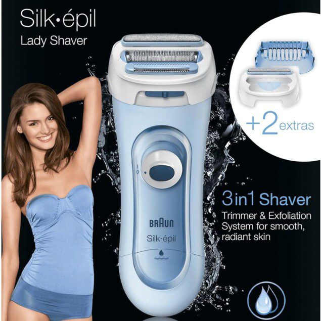 Rasoir électrique Silk-épil 5 : le compagnon idéal pour les femmes, 3 en 1 pour une épilation douce et efficace à domicile