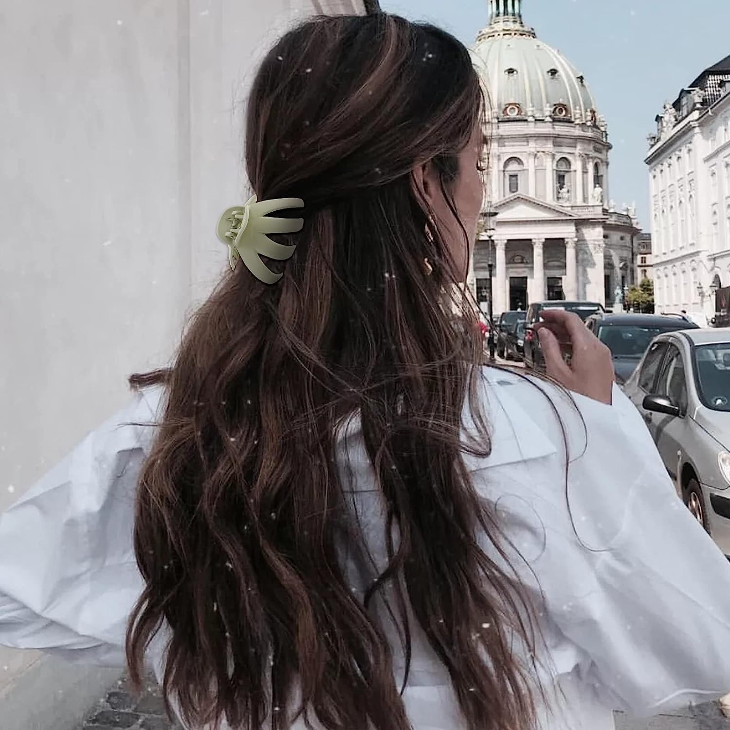Pinces à cheveux antidérapantes : ensemble de 5 pinces idéales pour les filles aux cheveux longs, épais et bouclés – Image 7