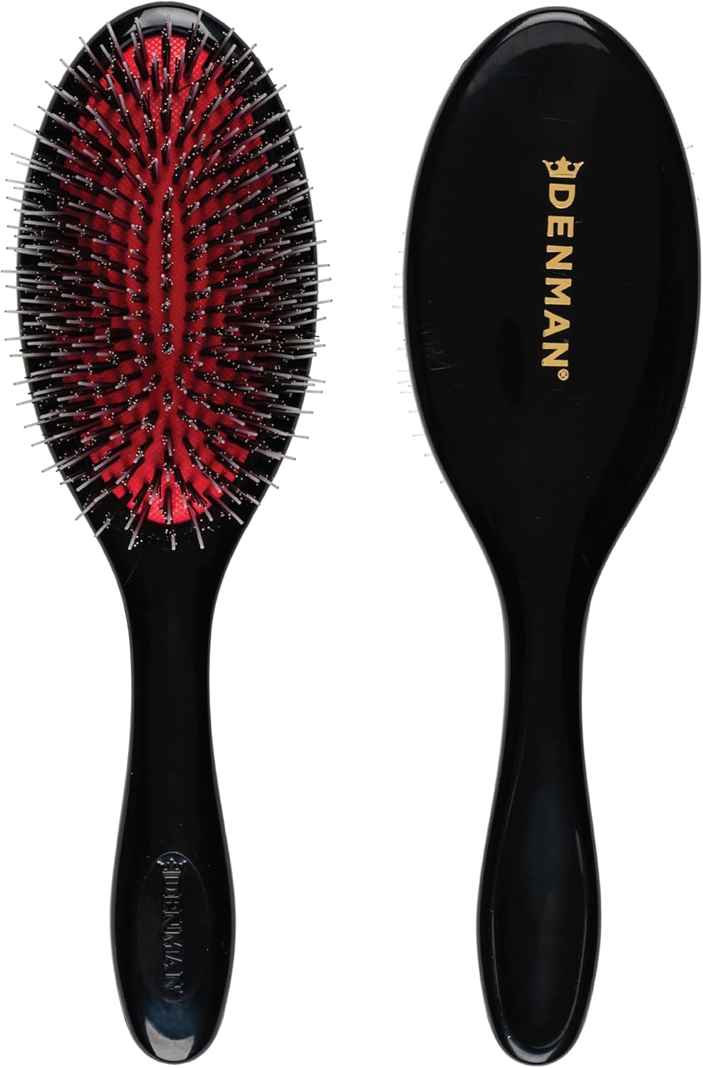 Broche de cheveux en poils de sanglier : brosse lissante et brillante pour un style élégant et défini Idéale pour tous les types de cheveux, pour femmes et hommes