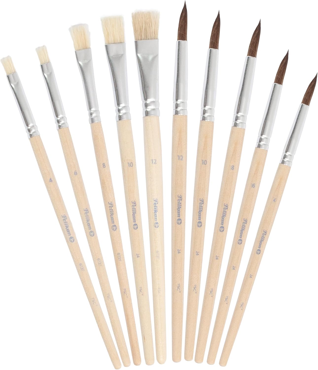 Pinceaux pour débutant : set de 10 pièces idéal pour libérer votre créativité – Image 2