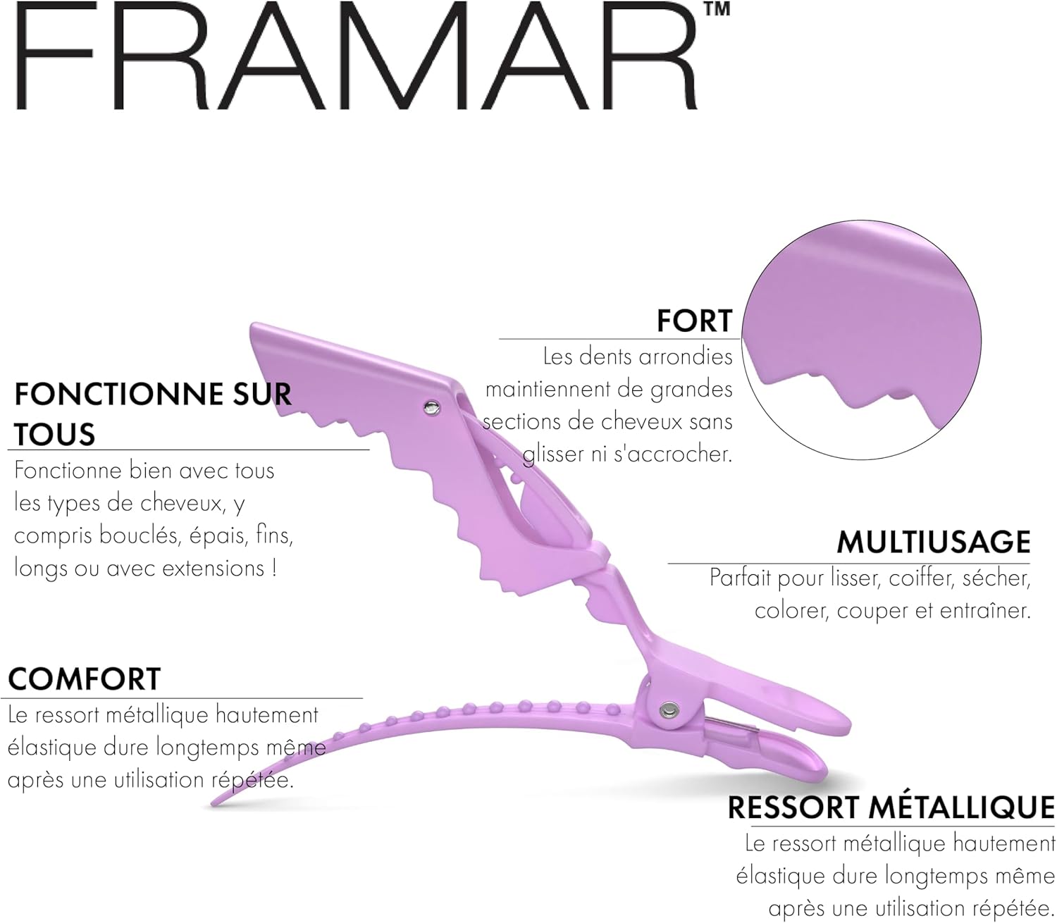 Pince crocodile pour cheveux femme : l’accessoire indispensable pour une coiffure élégante et maîtrisée – Image 2
