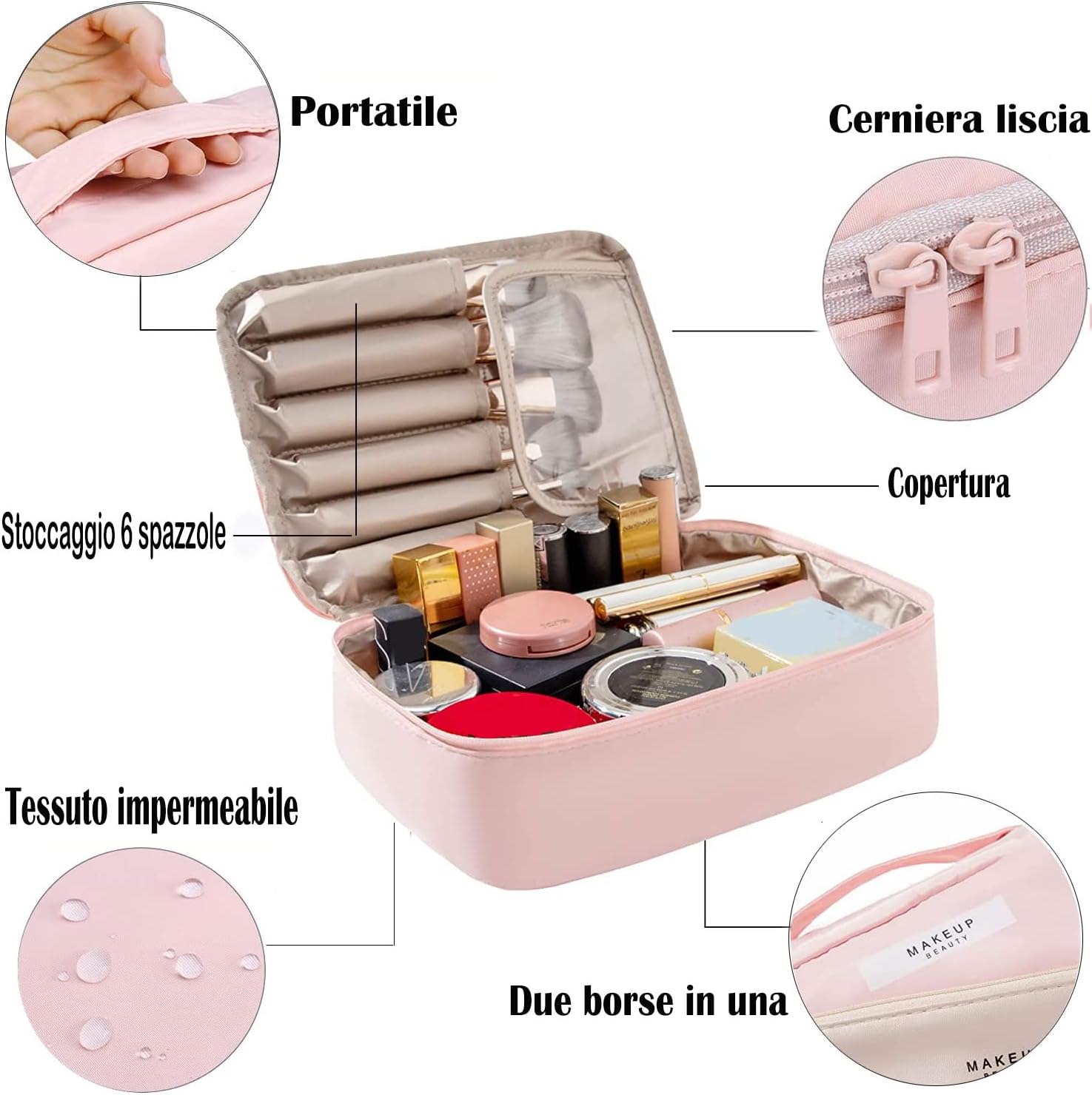 Astuce beauté : la trousse de voyage rose idéale pour les femmes élégantes – Image 2
