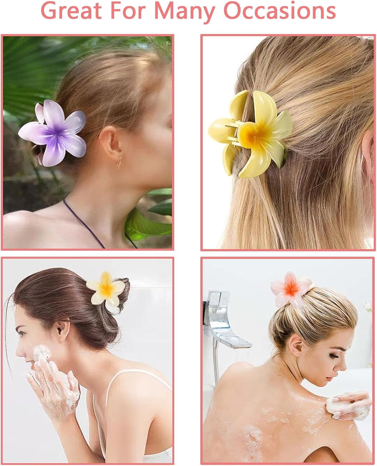 Épingle à cheveux mignonne : 6 pièces de griffes pour femmes aux cheveux épais et cadeau idéal pour les filles – Image 6