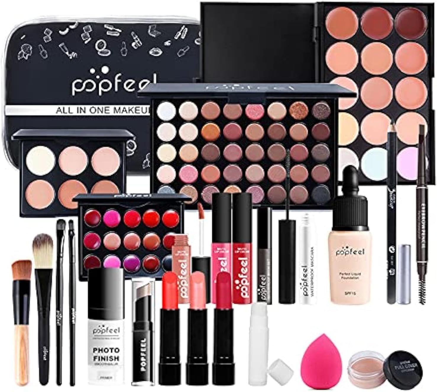 Kit de maquillage complet : 24 pièces indispensables pour sublimer votre beauté