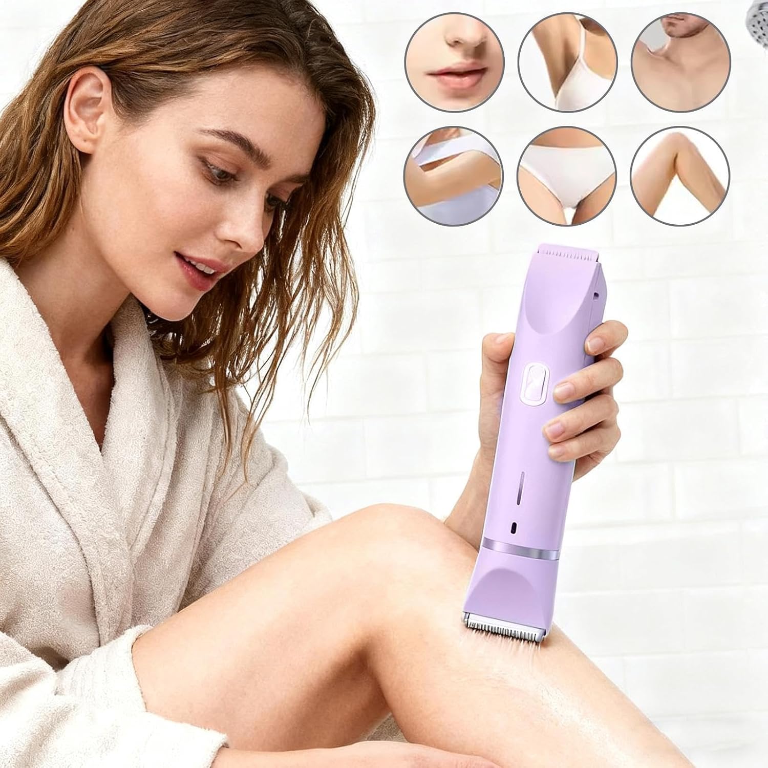 Épilateur Bikini Étanche Femme - Peau Douce et Soin Précis – Image 8