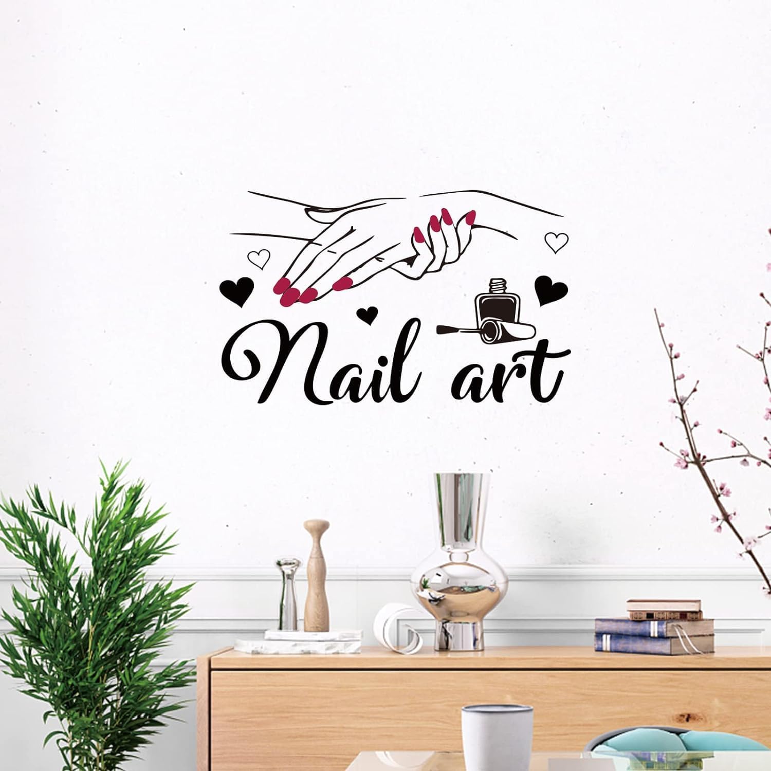 Stickers muraux artistiques pour femme : transformez votre salon de beauté en un espace inspirant avec des papillons amovibles – Image 6