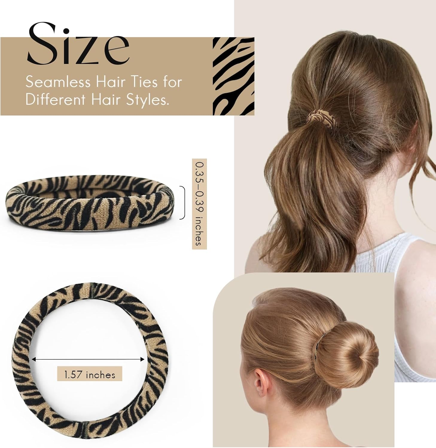 Élastiques à cheveux : 50 chouchous pour femmes et filles, des accessoires de coiffure pratiques et élégants – Image 4
