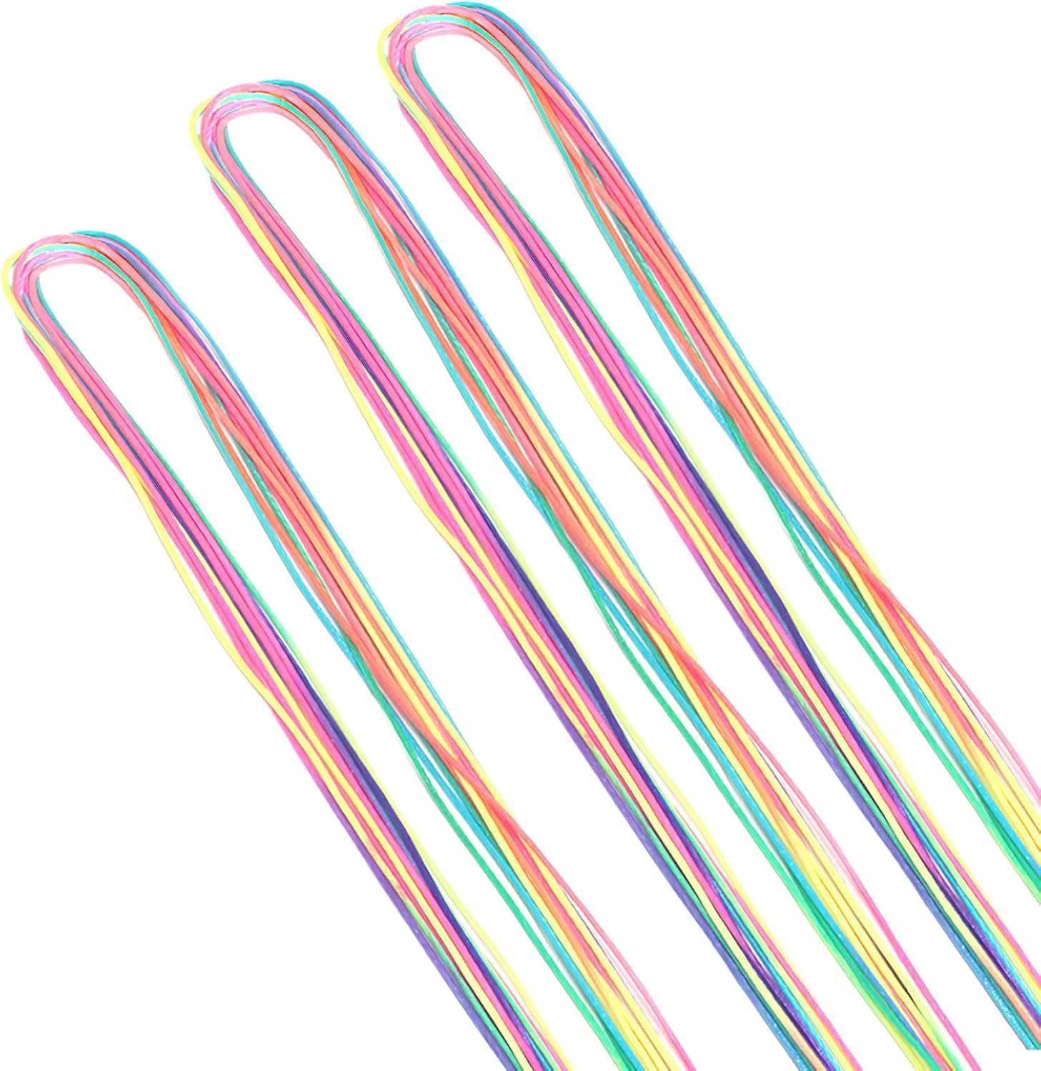 Cordes de cheveux colorées : 30 accessoires arc-en-ciel pour femmes et filles, idéaux pour vos tresses et vos fêtes – Image 7